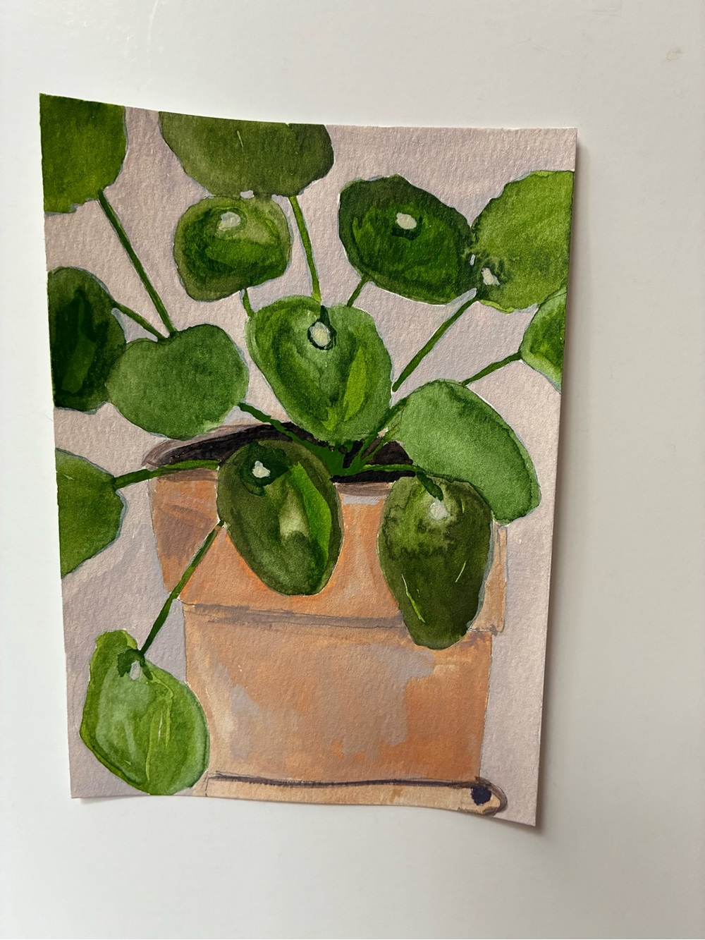 Original Watercolor Botanical 5 x 7” Painting